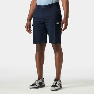 HELLY HANSEN Jotun QD Cargo Short Navy Blue Quick Dry Ripstop Hiking 11” Utility
